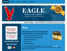 Tablet Screenshot of eagletermiteandpestcontrol.com